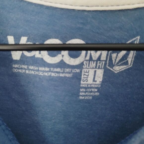 Volcom Blue Mens T-Shirt Size Large - Picture 3 of 4
